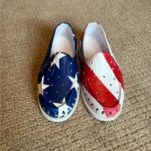 Sperry Red White and Blue Float Shoes Size 6